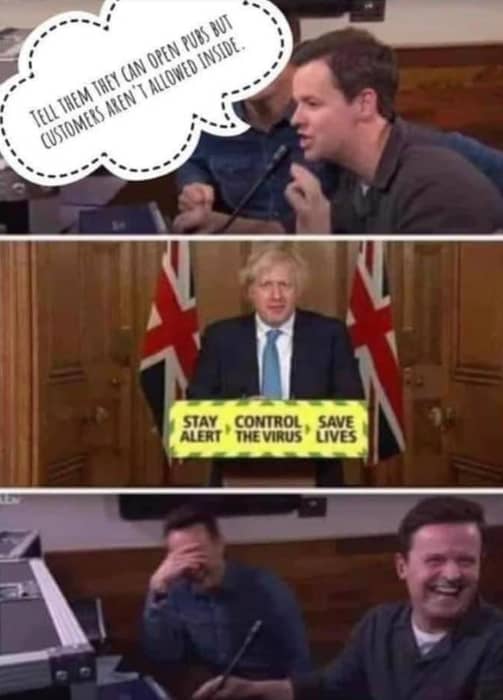 Ant And Dec Controlling Government Announcements Are The Memes We All Need Ladbible