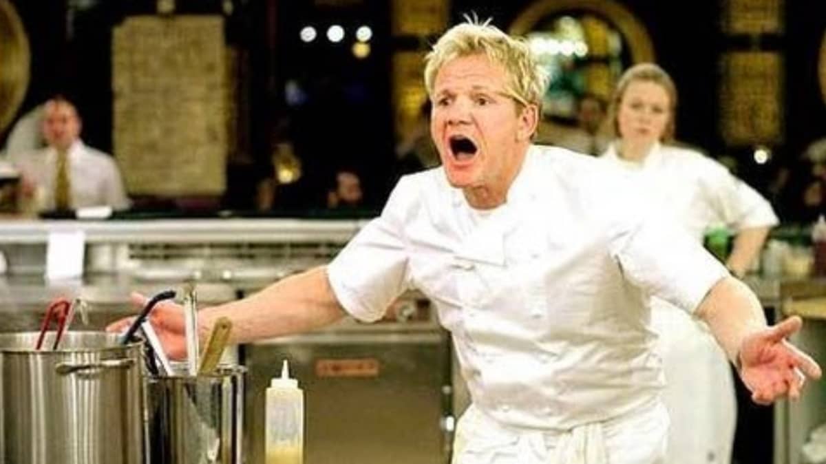 People Think Gordon Ramsay Posted A Picture Of Raw Food.