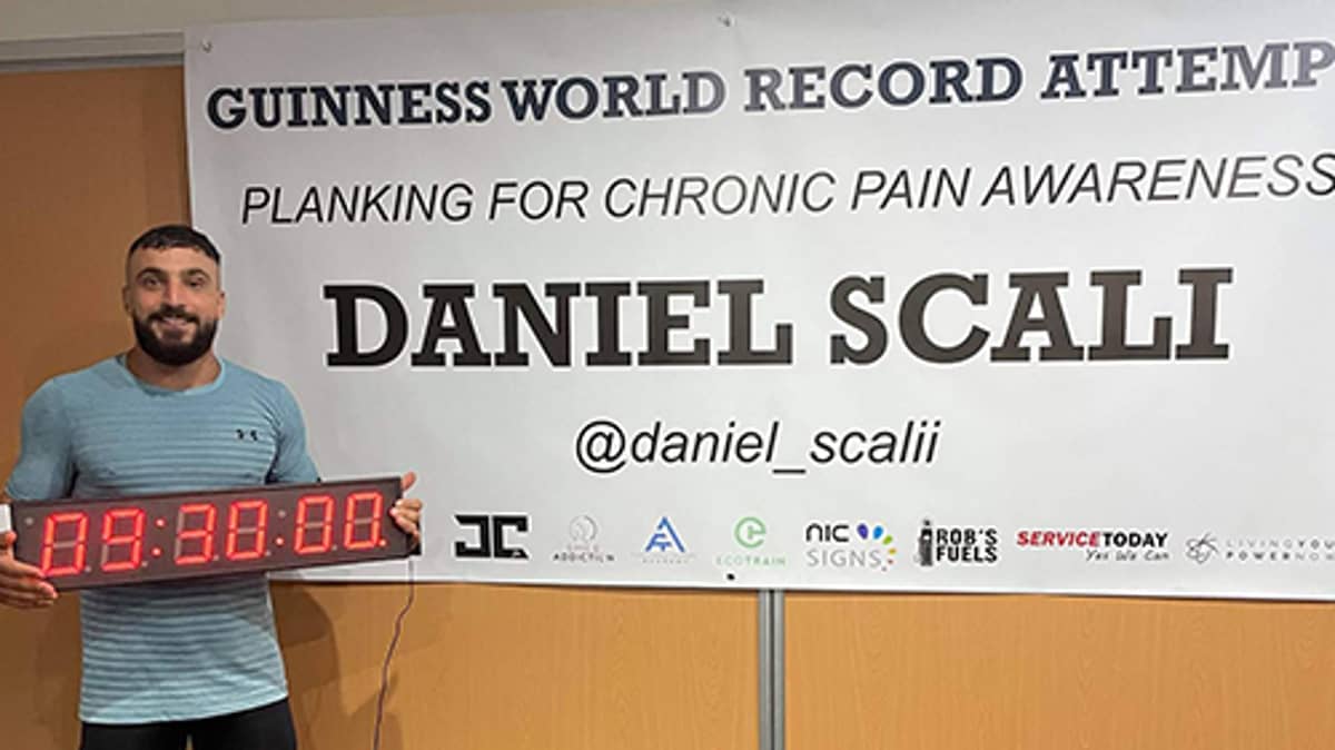 Daniel Scali Smashes Guinness World Record For Longest Held Plank