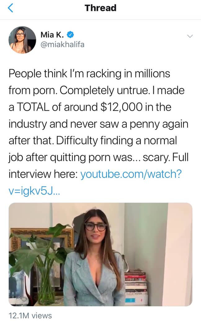 648px x 1035px - Adult Film Star, 19, 'Made As Much As Mia Khalifa' In One Month Than She  Did In Entire Porn Career - LADbible