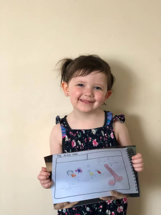 Mum Mortified After Daughter Draws Nursery Picture That Looks A Lot Like A Penis Ladbible