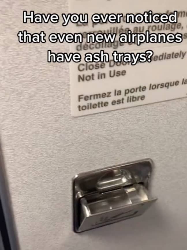 Flight Attendant Explains Why Planes Still Have Ashtrays 8041