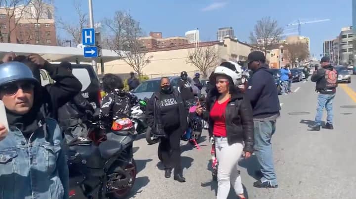 DMX: Ruff Ryders Biker Club Pay Tribute To Rapper Outside Hospital