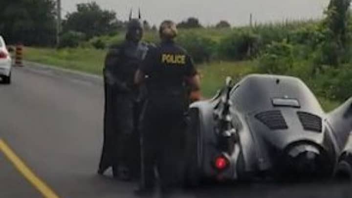 Batman' Gets Pulled Over By The Police In Canada - LADbible