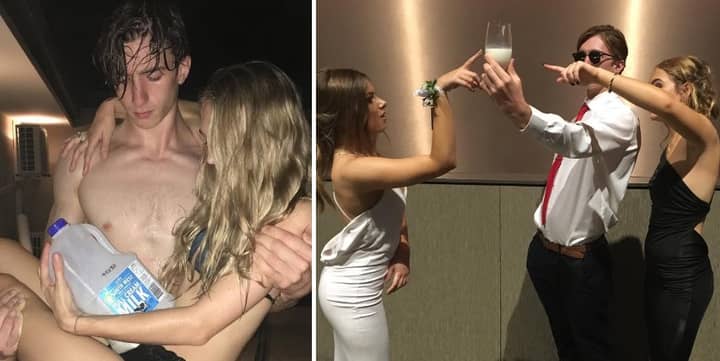 Drunk Amateur Teen Party - This Lad's Instagram Is Dedicated To Posing With Milk At Every Party He  Goes To - LADbible
