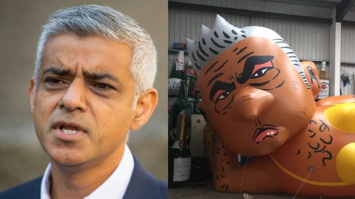 Sadiq Khan Blimp To Be Flown Over London In Protest Against Donald