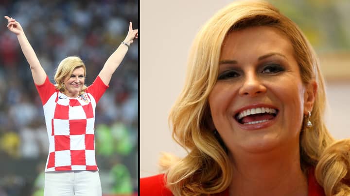 Croatian President Kolinda Grabar Kitarovic Wins Hearts At World Cup Ladbible