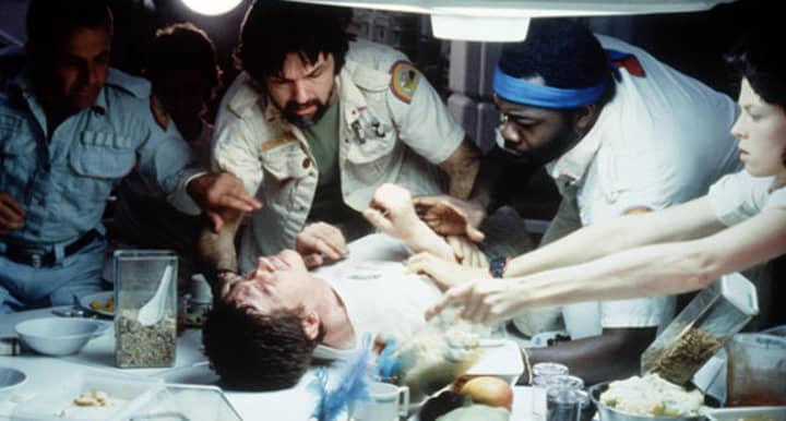 How The Chestburster Scene In Alien Was Made Ladbible