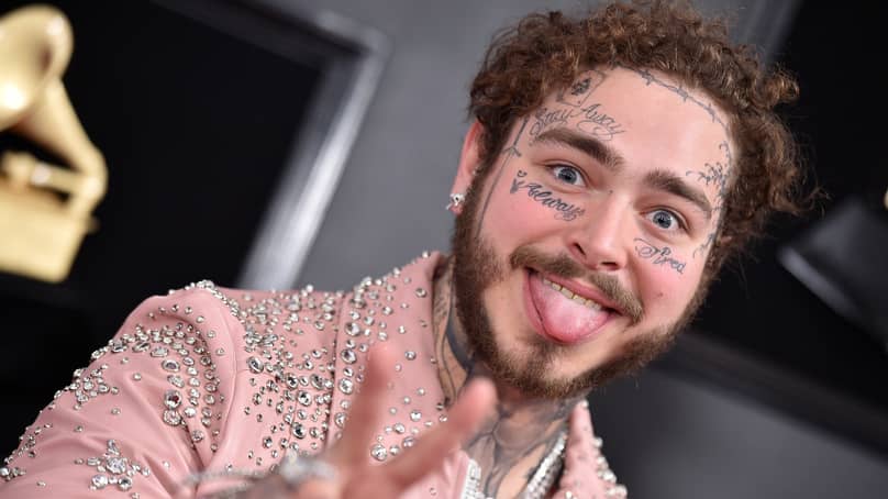 Photoshop Expert Removes Post Malone S Long Hair And Face Tattoos Ladbible